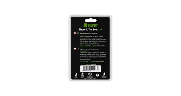 HOLDCARP - Magnetické háčiky Magnetic Tent Hook 1+1