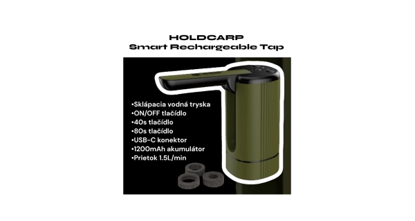 HOLDCARP - Set kanister a automatická pumpa Smart Rechargeable Tap Cubic Water Carrier 25 l