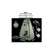 HOLDCARP - Set Skladacia prenosná toaleta Portable Toi BIG + Toilet & Shower Tent + Toi Gabrage Kit BIG