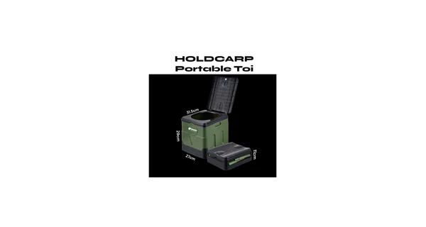HOLDCARP - Set Skladacia prenosná toaleta Portable Toi + Toilet & Shower Tent + Toilet Garbage Kit