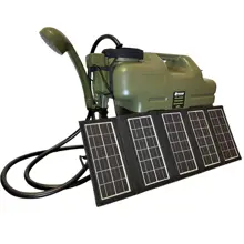 HOLDCARP - Set Sprcha kanister a solárny panel Rechargeable Camping Shower 11 l + Solar 10W