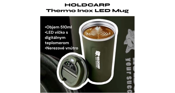HOLDCARP - Termo hrnček Thermo Inox LED Mug
