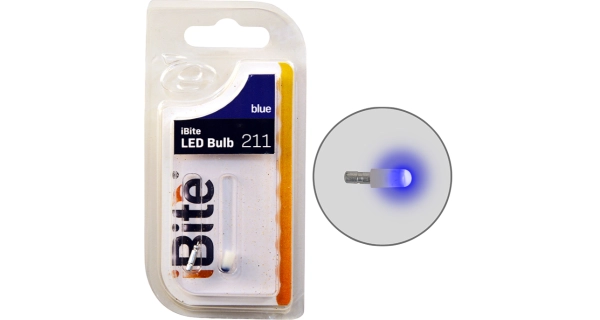 IBITE - Set batérie 211 a LED Modrá