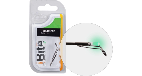 IBITE - Svietiaca sada na feederovú špičku Zelená 2,4 x 6 mm