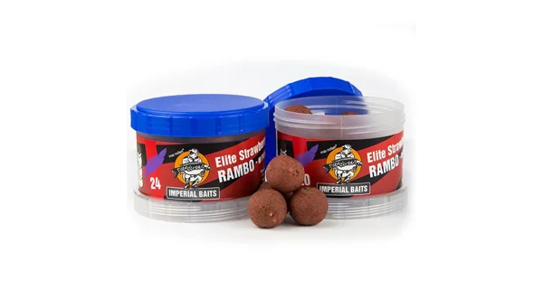 IMPERIAL BAITS - Boilies Carptrack Rambo Elite Strawberry 24 mm 80 g