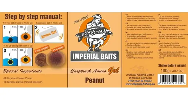 IMPERIAL BAITS - Gél Carptrack Amino Roasted Peanut 100 g