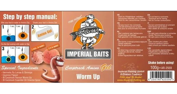 IMPERIAL BAITS - Gél Carptrack Amino Worm Up 100 g