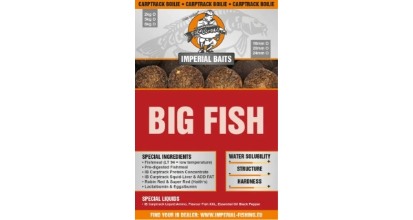 IMPERIAL BAITS - IB Carptrack Big Fish Boilie 24 mm 2 kg