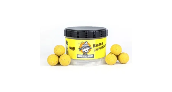 IMPERIAL BAITS - Plávajúce boilies Carptrack Pop-up Banana 24 mm 65 g