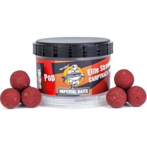 IMPERIAL BAITS - Plávajúce boilies Carptrack Pop-up Elite Strawberry 20 mm 65 g