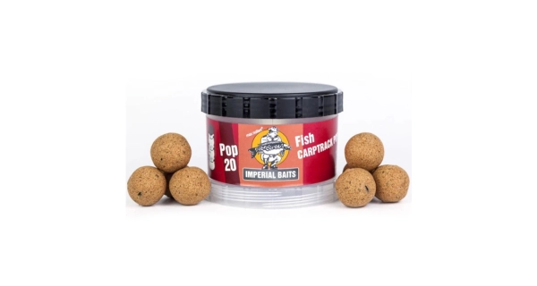 IMPERIAL BAITS - Plávajúce boilies Carptrack Pop-up Fish 20 mm 65 g