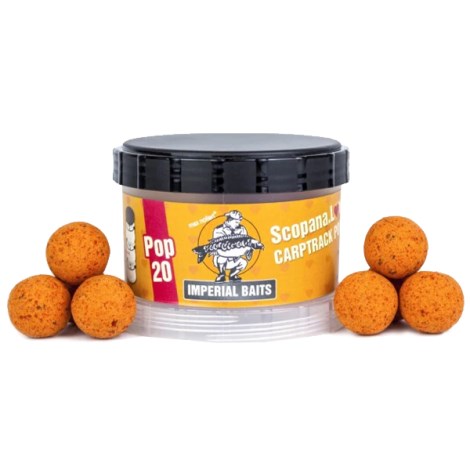 IMPERIAL BAITS - Plávajúce boilies Carptrack Pop-up Scopana.Love 24 mm 65 g