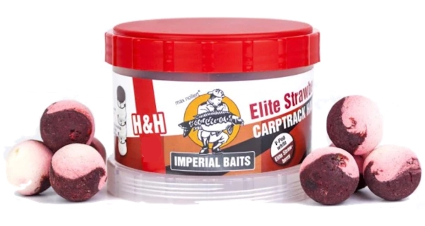 IMPERIAL BAITS - Vyvážené boilie Carptrack Half'n Half Elite Strawberry 24 mm 75 g
