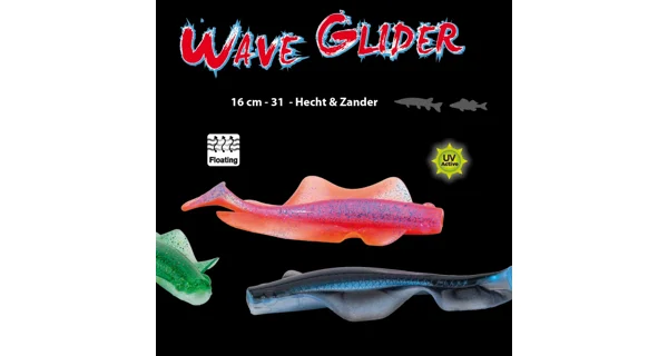 IRON CLAW - Gumová nástraha Wave Glider 16 cm 31 g 3 ks GNT