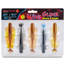 IRON CLAW - Nástraha Wave Glider Mix Kit 2 Barsch & Zander 10 cm 8,7 g 5 ks