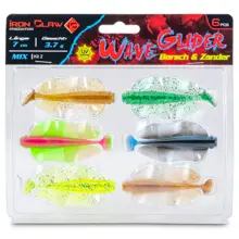 IRON CLAW - Nástraha Wave Glider Mix Kit 2 Barsch & Zander 7 cm 3,7 g 6 ks