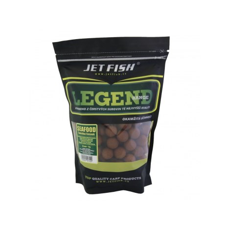 JETFISH - Legend Range boilies 1 kg 24 mm Seafood - Slivka / Cesnak