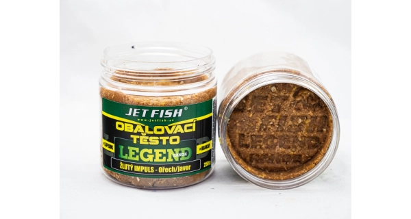 JETFISH - Obaľovacie cesto Legend Range 250 g Žltý impulz orech javor