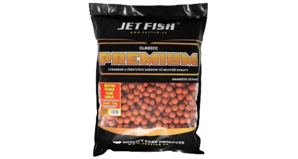 JETFISH - Premium Classicc Boilies 5 kg 20 mm slivka cesnak