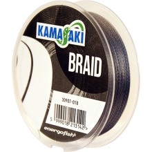 KAMASAKI - Pletená šnúra Braid Sivá 0,20 mm 15,5 kg 100 m