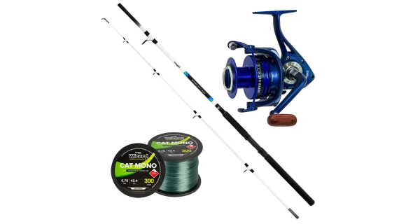 KAMASAKI - Set na sumce Super Cat Prút 3 m 100-300 g + navijak + šnúra