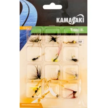 KAMASAKI - Súprava mušiek Fly Trout 2 12 ks