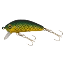 KAMASAKI - Wobler Perch Dark Green Yellow 3 cm 3 g