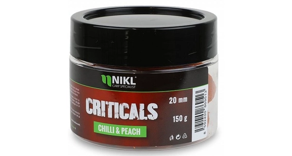 KAREL NIKL - Boilie Criticals Chilli & Peach 24 mm 150 g