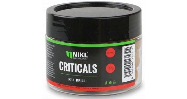 KAREL NIKL - Boilie Criticals Kill Krill 24 mm 150 g