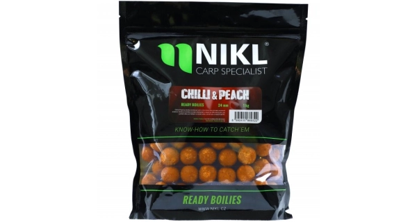 KAREL NIKL - Boilie Ready Chilli & Peach 30 mm 1 kg