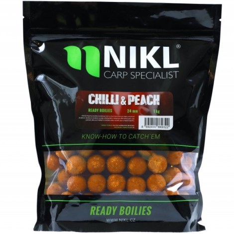 KAREL NIKL - Boilie Ready Chilli & Peach 30 mm 1 kg