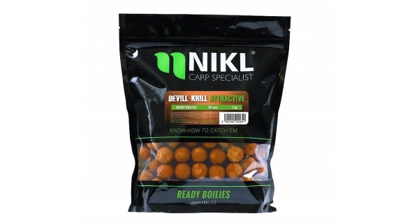KAREL NIKL - Boilie Ready Devill Krill Attractive 15 mm 1 kg