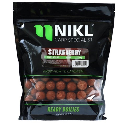 KAREL NIKL - Boilie Ready Strawberry 30 mm 1 kg