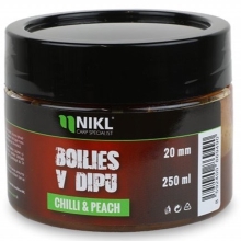 KAREL NIKL - Boilies v dipe Chilli & Perch 20 mm 250 g