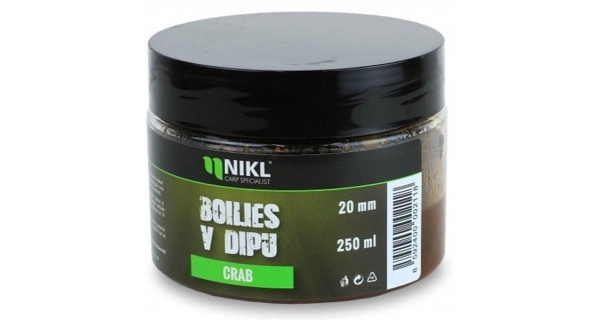 KAREL NIKL - Boilies v dipe Crab 24 mm 250 g