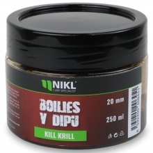 KAREL NIKL - Boilies v dipe Kill Krill 20 mm 250 g