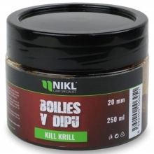 KAREL NIKL - Boilies v dipe Kill Krill 20 mm 250 g