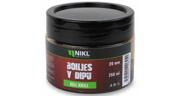 KAREL NIKL - Boilies v dipe Kill Krill 24 mm 250 g