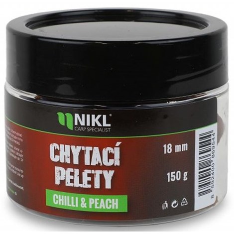 KAREL NIKL - Chytacie pelety 150 g 10 mm Chilli & Peach