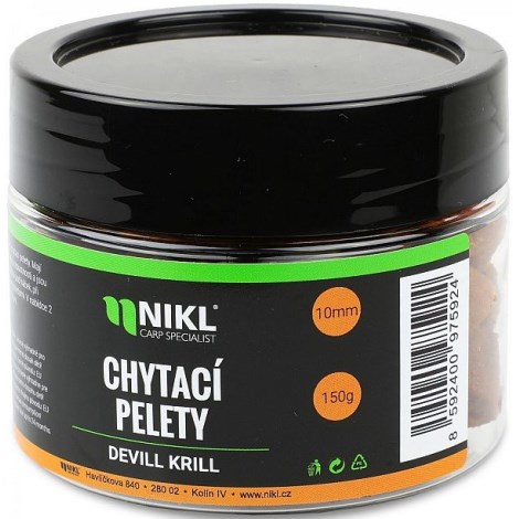 KAREL NIKL - Chytacie pelety 150 g 10 mm Devill Krill