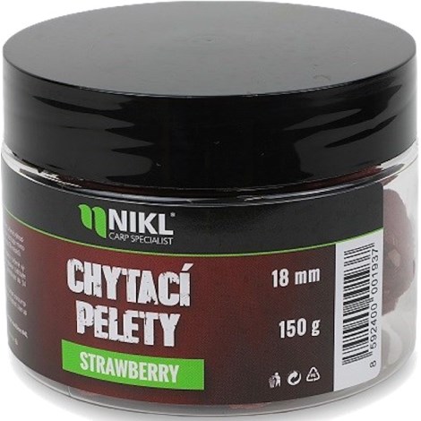 KAREL NIKL - Chytacie pelety Strawberry 18 mm 150 g