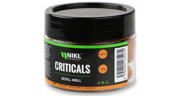 KAREL NIKL - Criticals Boilie Devil Krill 18 mm 150 g