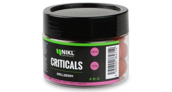 KAREL NIKL - Criticals Boilie Krillberry 18 mm 150 g