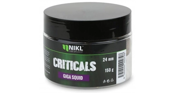 KAREL NIKL - Criticals boilies Giga Squid 18 mm 150 g