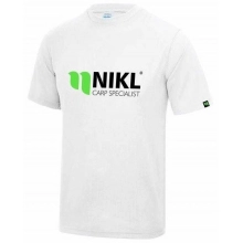 KAREL NIKL - Funkčné tričko s logom bielej veľ. M