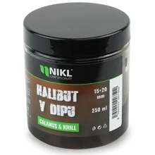 KAREL NIKL - Pelety Black Halibut v dipe Calanus & Krill 15 + 20 mm 250 ml