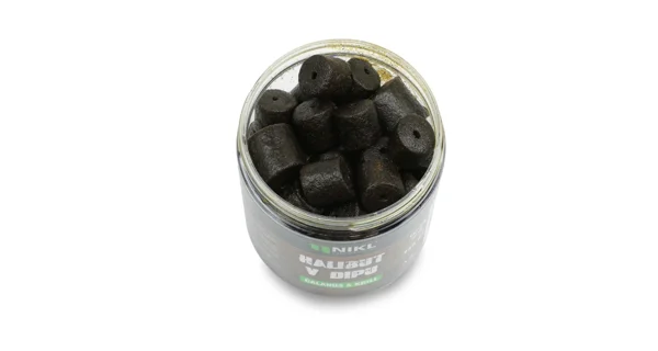 KAREL NIKL - Pelety Black Halibut v dipe Calanus & Krill 15 + 20 mm 250 ml