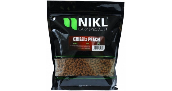 KAREL NIKL - Pelety s dierkou Chilli & Peach 18 mm 1 kg