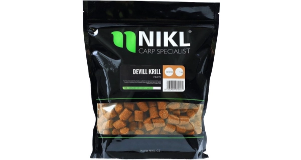 KAREL NIKL - Pelety s dierkou Devill Krill 18 mm 1 kg