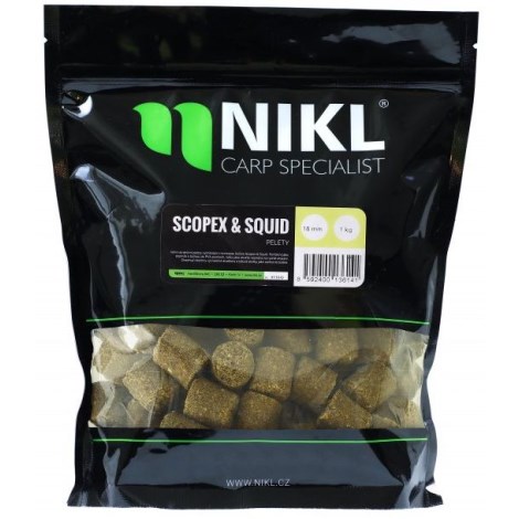 KAREL NIKL - Pelety s dierkou Scopex & Squid 18 mm 1 kg